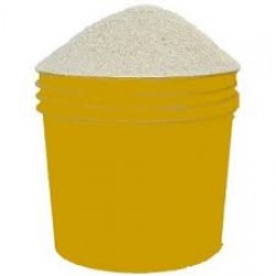 White garri custard bucket